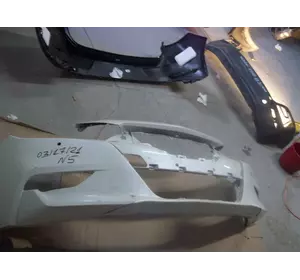 Бампер передній (білий-перламутр)під парк-троніки і камеру Part#62022 4RAOH, Nissan MAXIMA 16-18